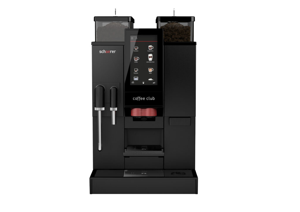 Schaerer_Coffee_Machines_CoffeeClub_LargeBeanHoppers_Powersteam